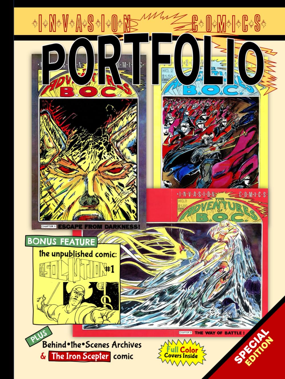 

Invasion Comics Portfolio (Special Edition) (Mindful Connections LLC)