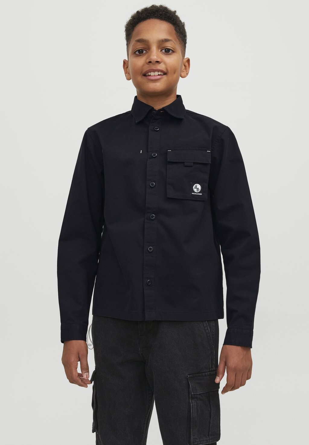 

Рубашка JCODUST Jack & Jones Junior, цвет black