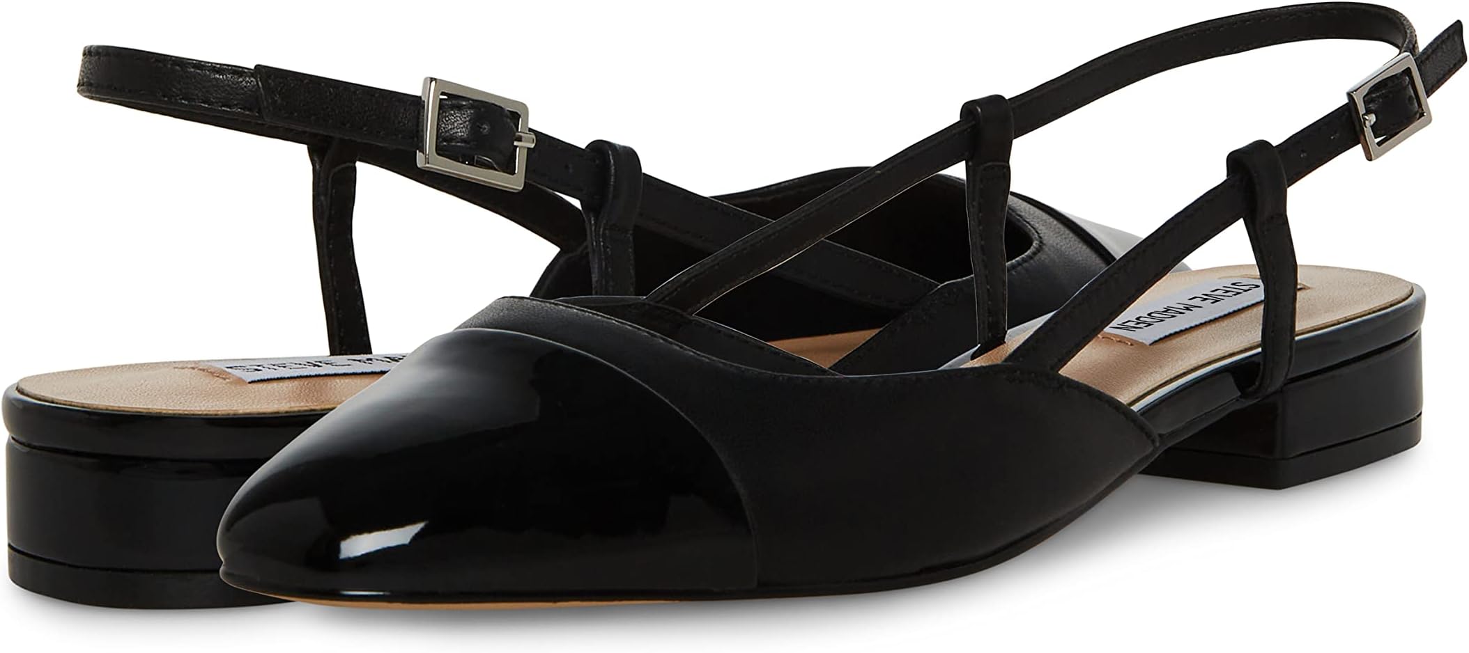 

Балетки Belinda Flat Steve Madden, черная кожа