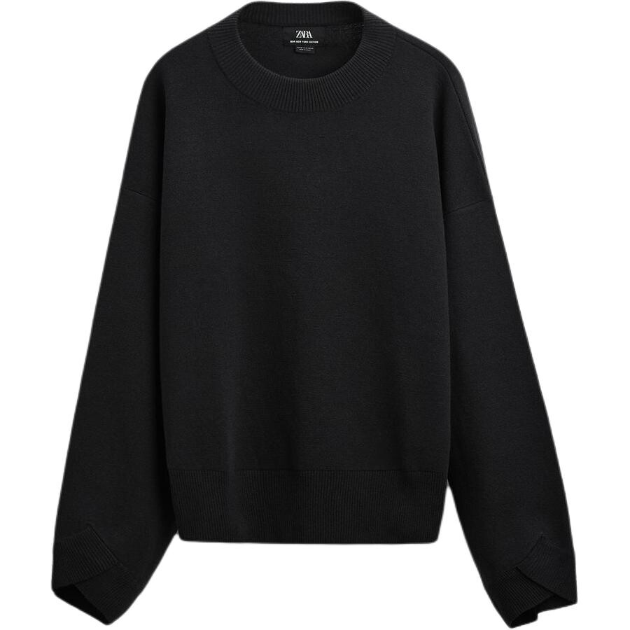 

Толстовка мужская черная Zara, черный