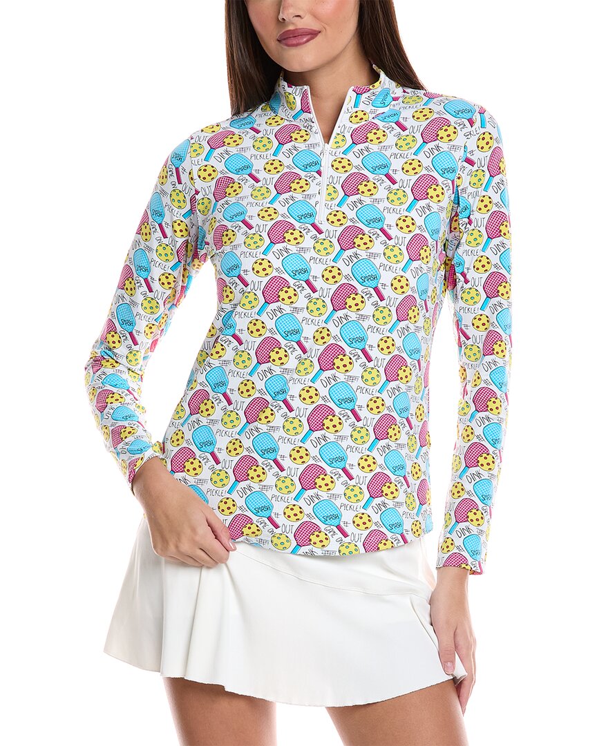 

Топ с длинными рукавами и воротником-стойкой IBKUL Gameon, красный