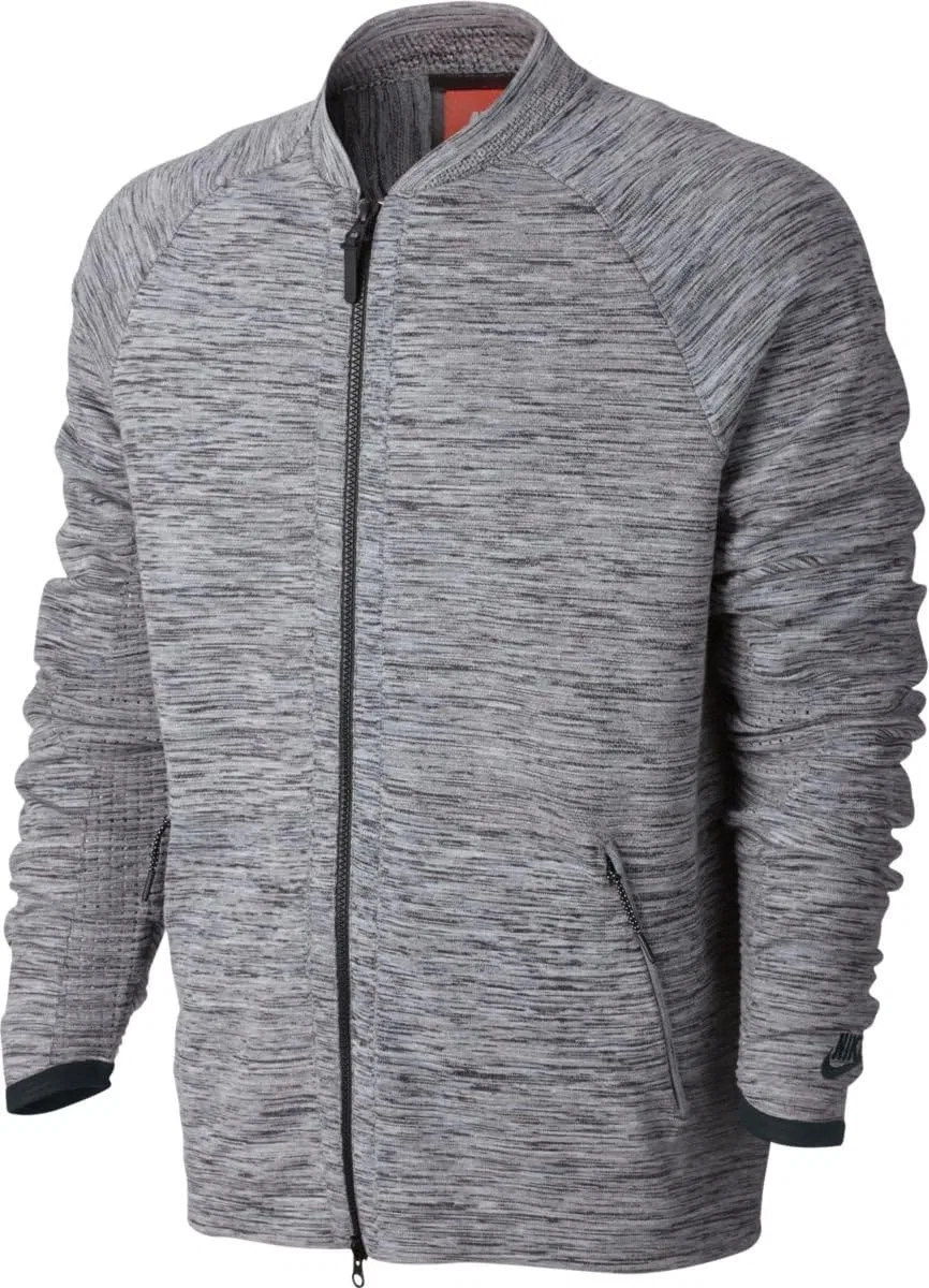 Трек-куртка Nike Tech, Carbon Heather/Black/Cool Grey