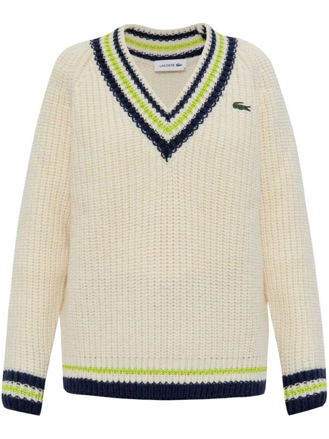 

Шерстяной свитер Lacoste, белый