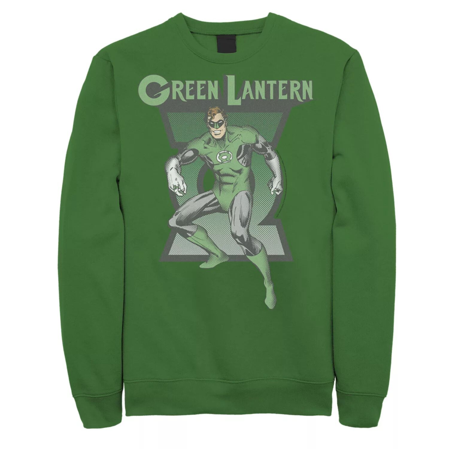 

Мужской свитшот с портретом в стиле ретро DC Comics Green Lantern Licensed Character