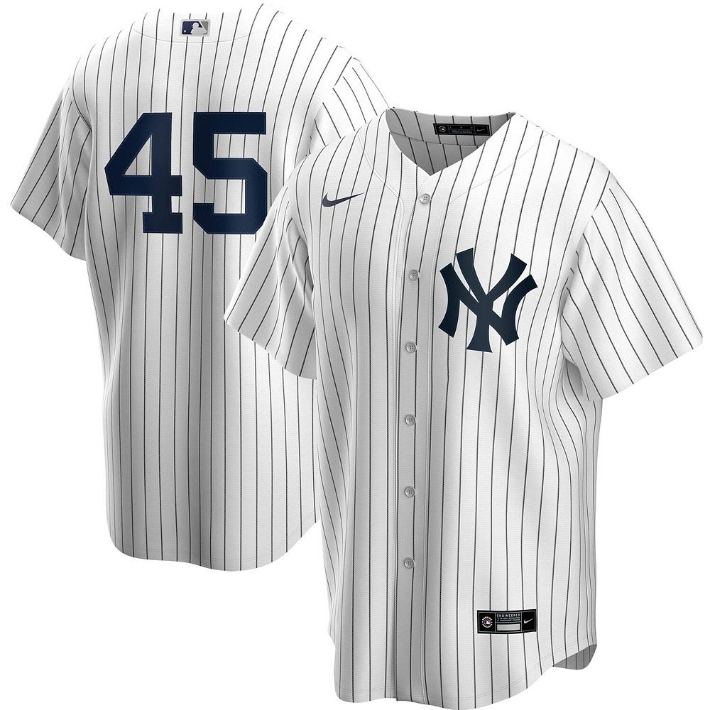 

Мужская домашняя футболка Nike Gerrit Cole White New York Yankees с именем игрока, цвет Ynk White