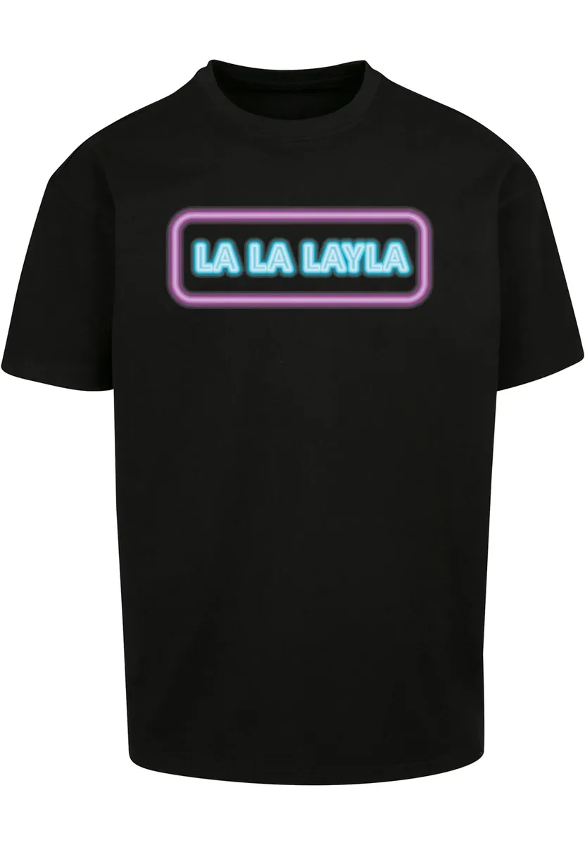 

Футболка Merchcode "Мужская футболка Merchcode LA LA LAYLA Oversize ", черный