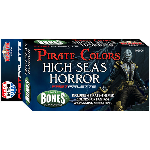 

Аксессуары Reaper FastPallet Paint Set: Pirate Colors - High Seas Horror (6)