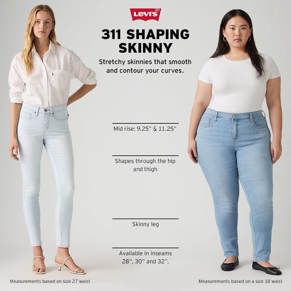 Женские облегающие джинсы Levi's 311 (также доступны в размере Plus), Safari — фото 4