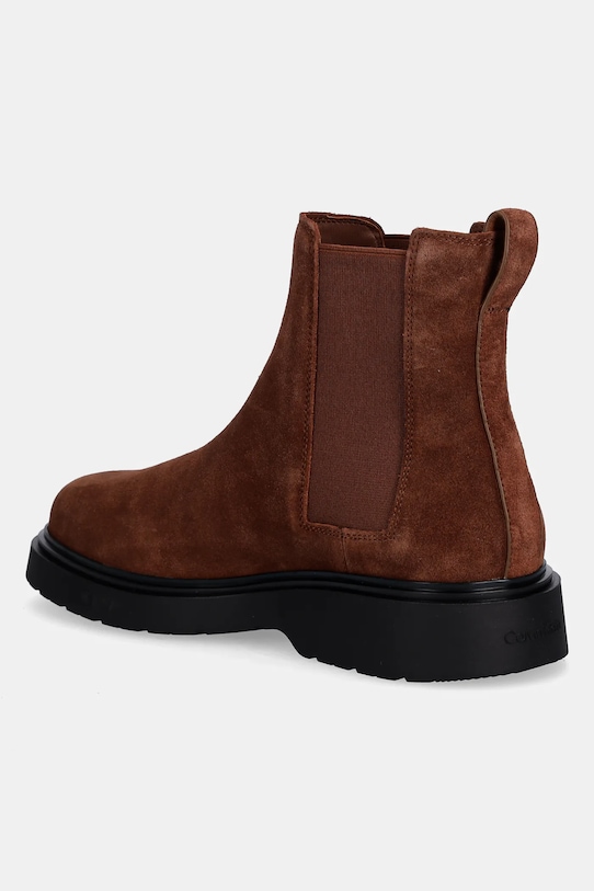 Ботинки COMBAT ESS CHELSEA BOOT SU из кожи Calvin Klein, коричневый — фото 2
