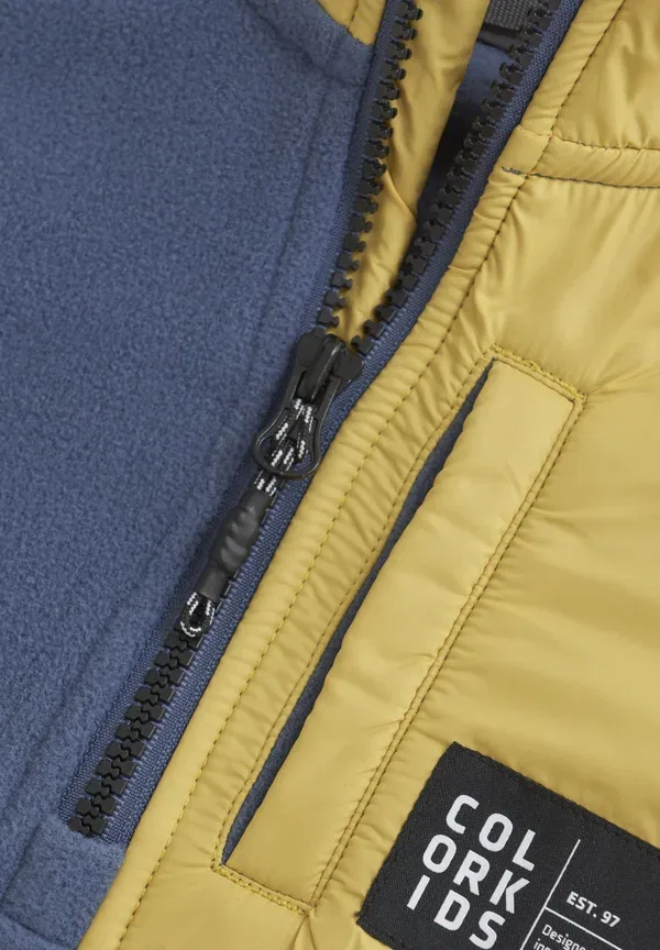 Детский флисовый джемпер Cofleece fleece jumper Color Kids, цвет винтажный индиго — фото 3