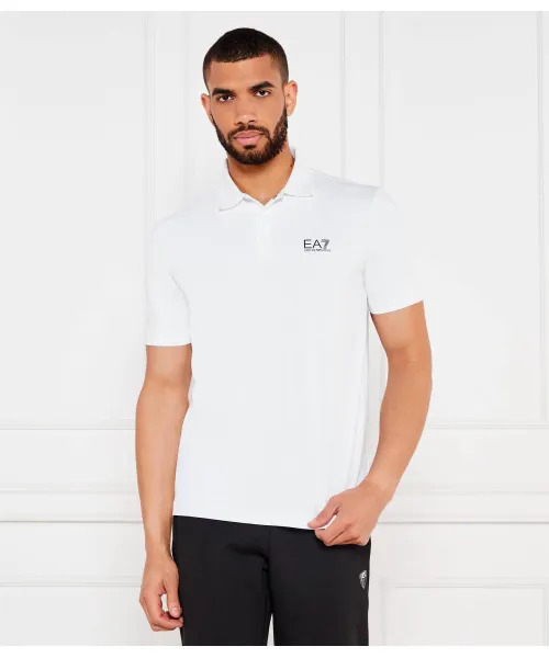 

Футболка поло Slim fit Ea7, белый