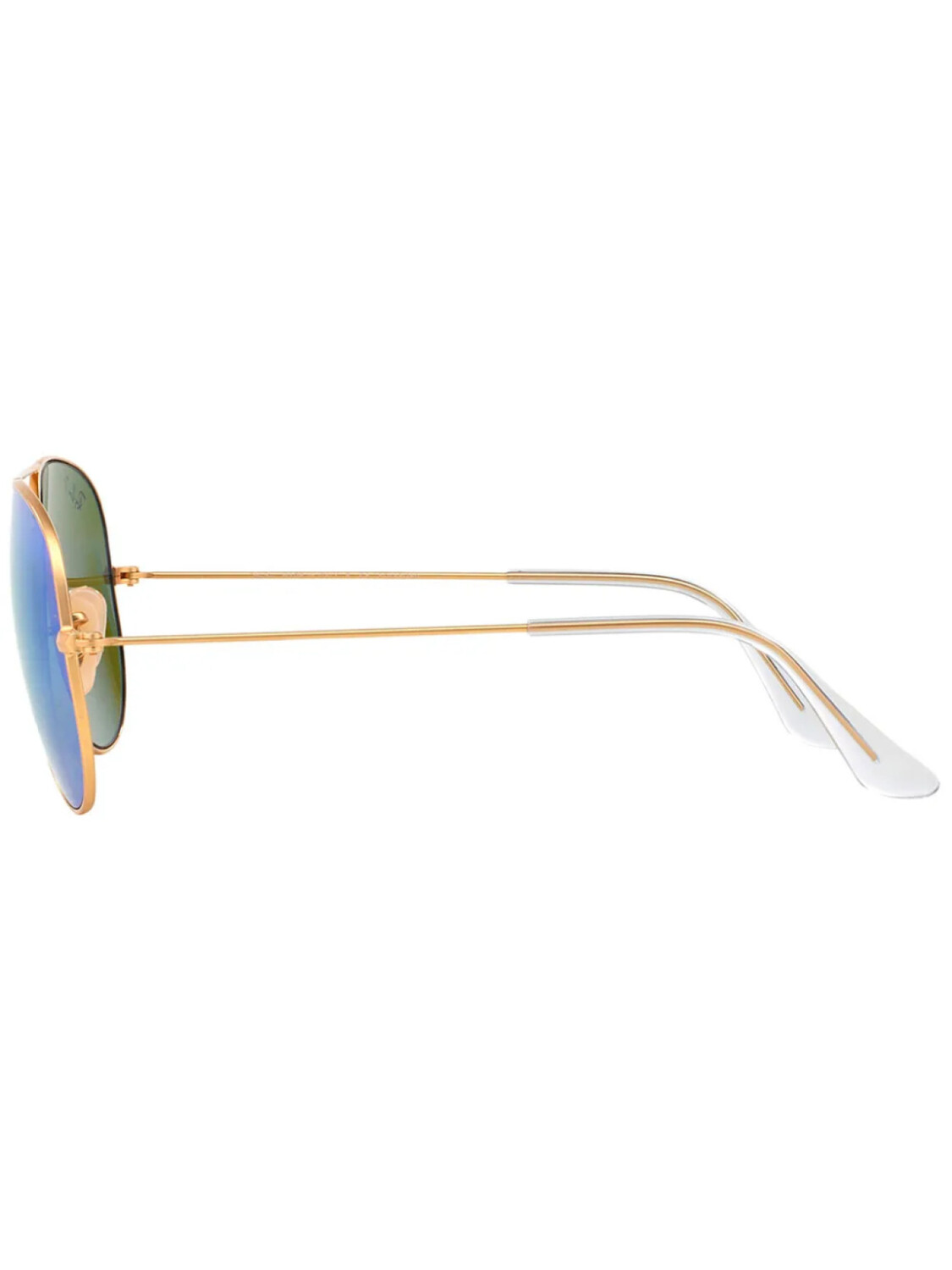 

Ray-Ban солнцезащитные очки-авиаторы, металлик