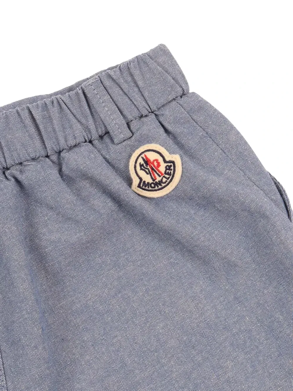 Шорты с эластичным поясом Moncler Enfant, синий — фото 3