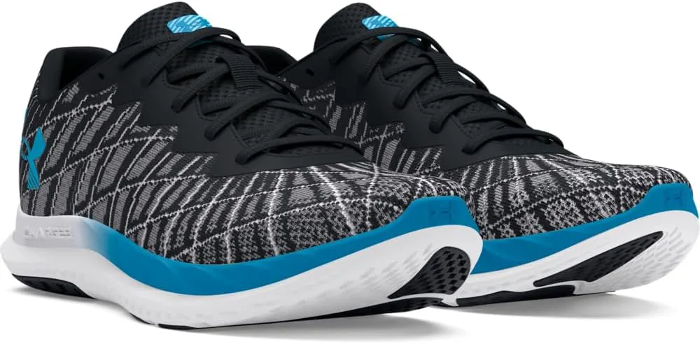 Мужские кроссовки Under Armour Charged Breeze 2, черно-белый — фото 4