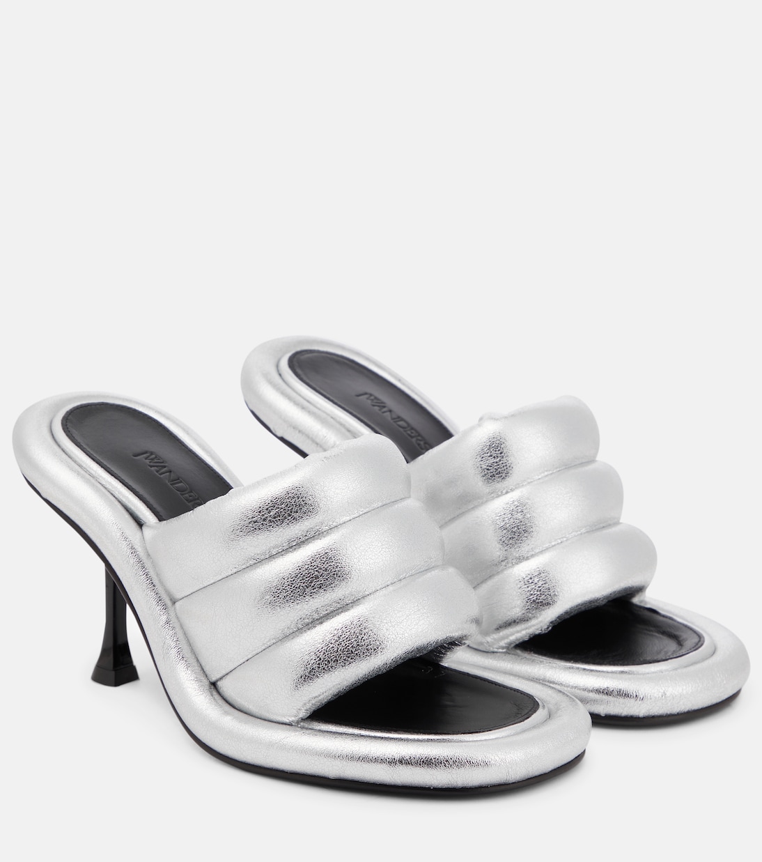 Кожаные мюли Bumper-Tube JW Anderson, серебряный