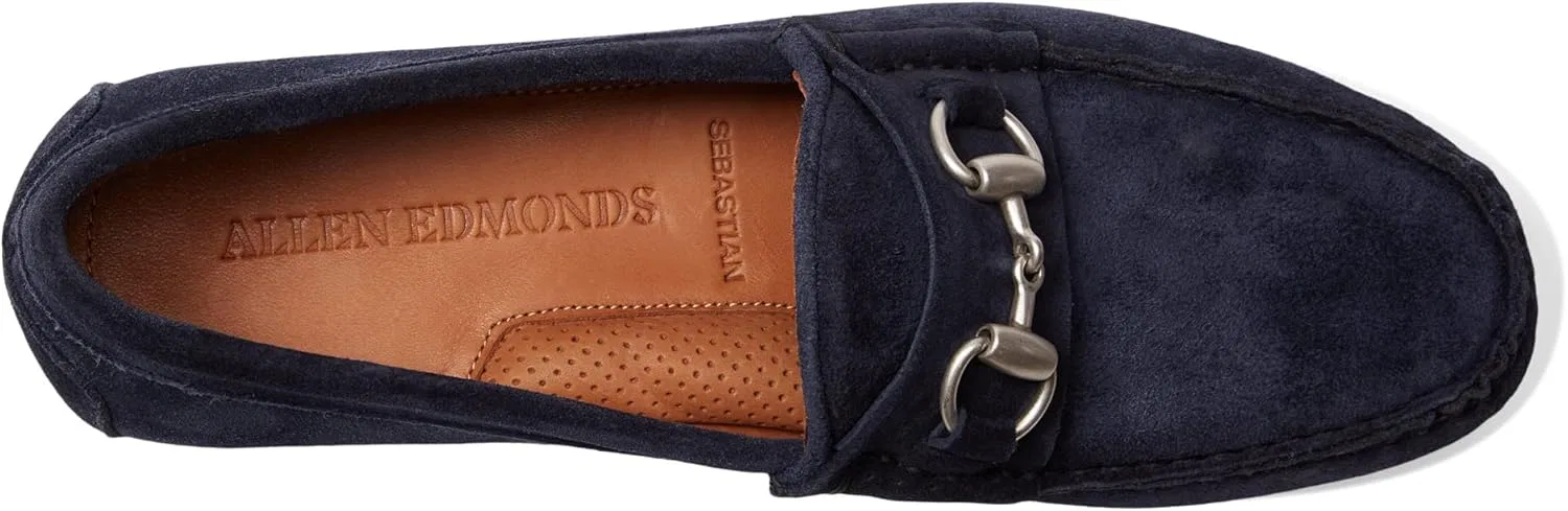 Мокасины мужские Allen Edmonds, замша цвета navy — фото 2