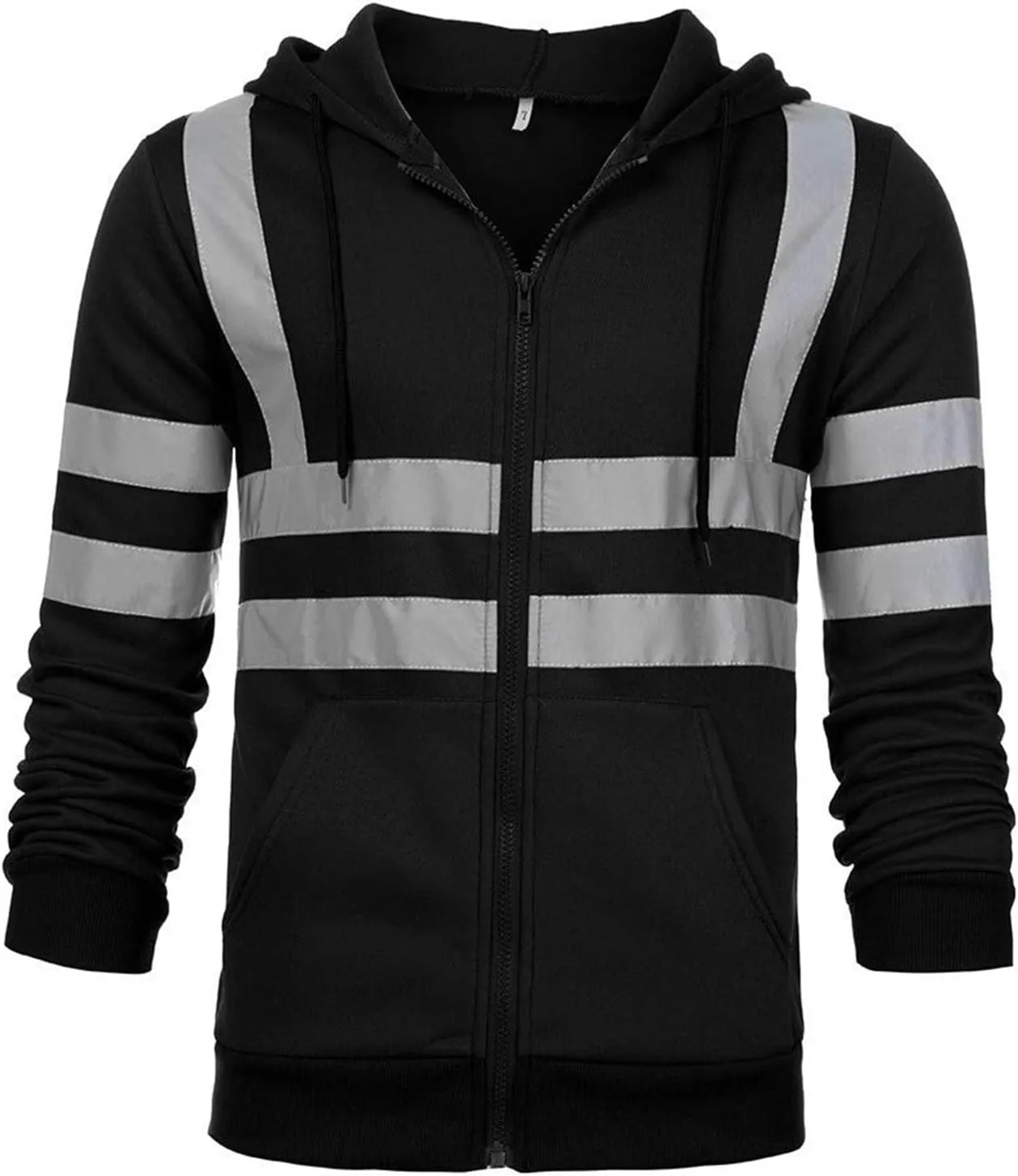 

Толстовка с молнией для мужчин High Visibility Class 3 с отражающими полосами RSZGSWS