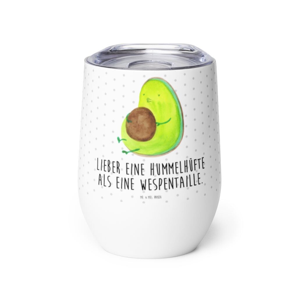 

Мистер и миссис Панда, чашка для вина, свистульки из авокадо - белые - подарок, питание, диета, чашка для вина в дороге, винный кубок, круглый, полезный для здоровья, толстый, горячие напитки, бокалы для вина Mr. & Mrs. Panda, белый