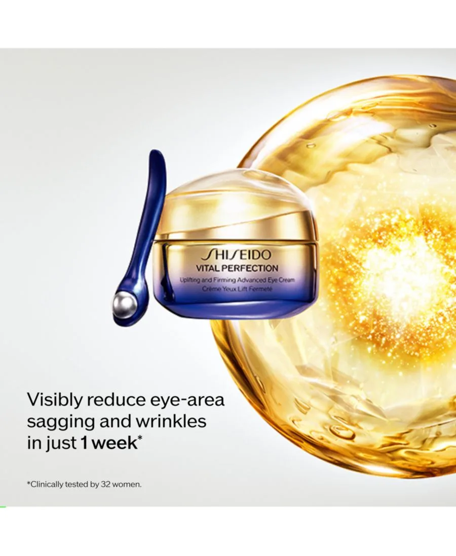 Shiseido Усовершенствованный крем для глаз Vital Perfection Uplifting & Firming Advanced Eye Cream, 0,5 унции — фото 4