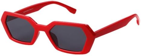 

Солнцезащитные очки Polygon для женщин в винтажном стиле, зеленая оправа с леопардовым принтом, модные красные солнцезащитные очки с защитой от УФ-излучения UV400 MTZJH, C3