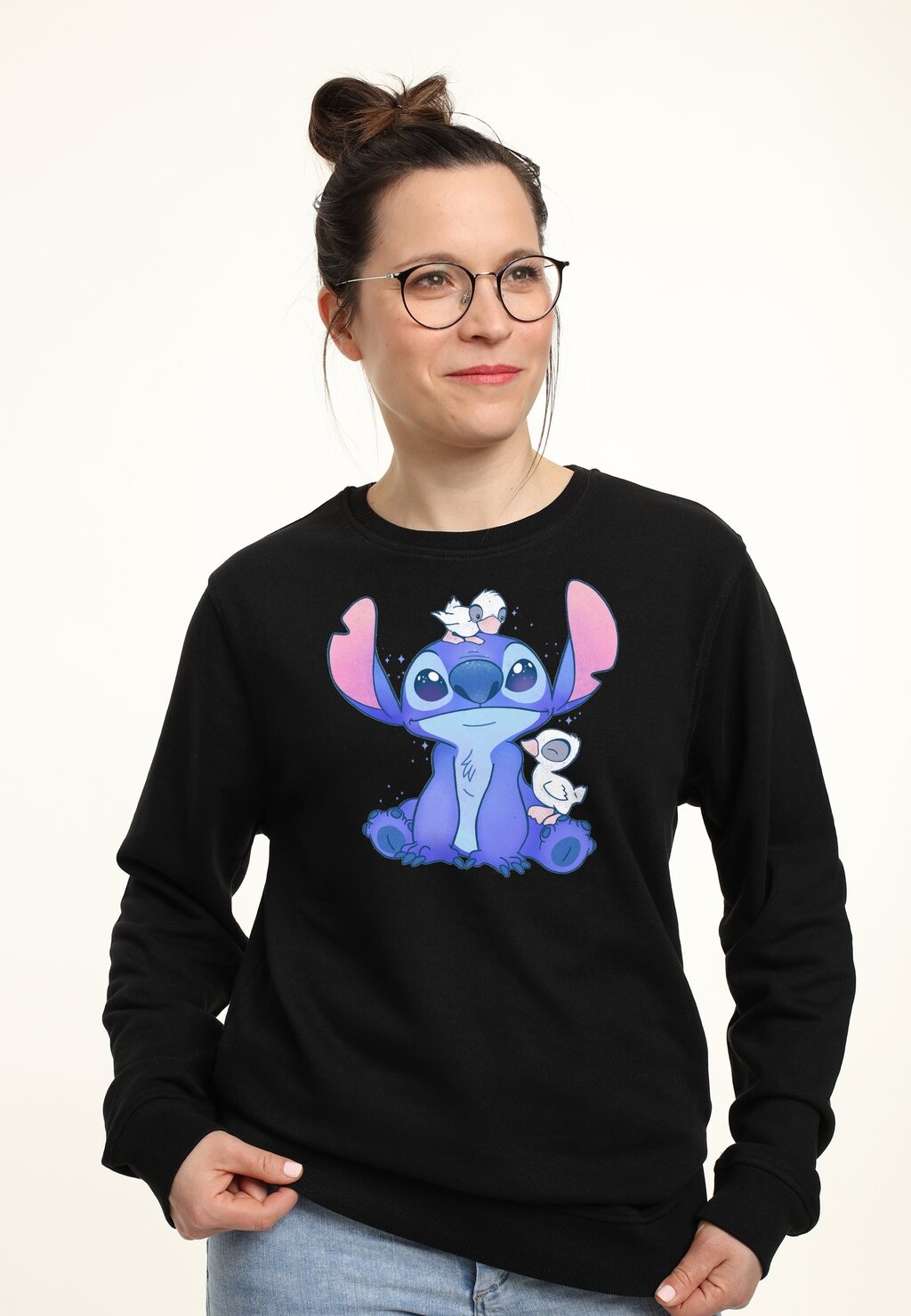 

Толстовка LILO & STITCH CUTE DUCKS Disney, черный