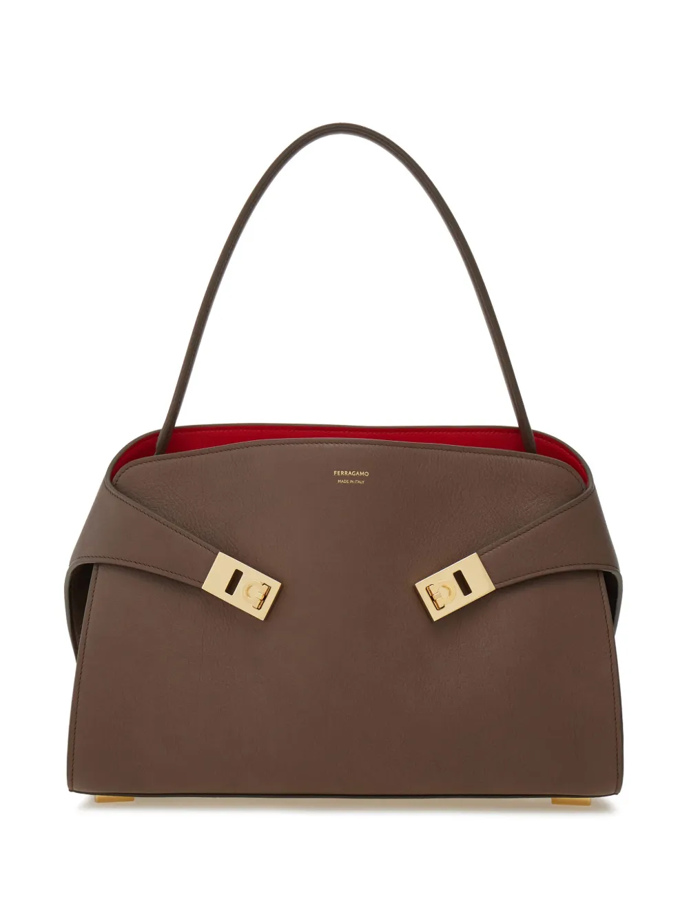 

Маленькая сумка на плечо Hug Soft Ferragamo, нейтральный