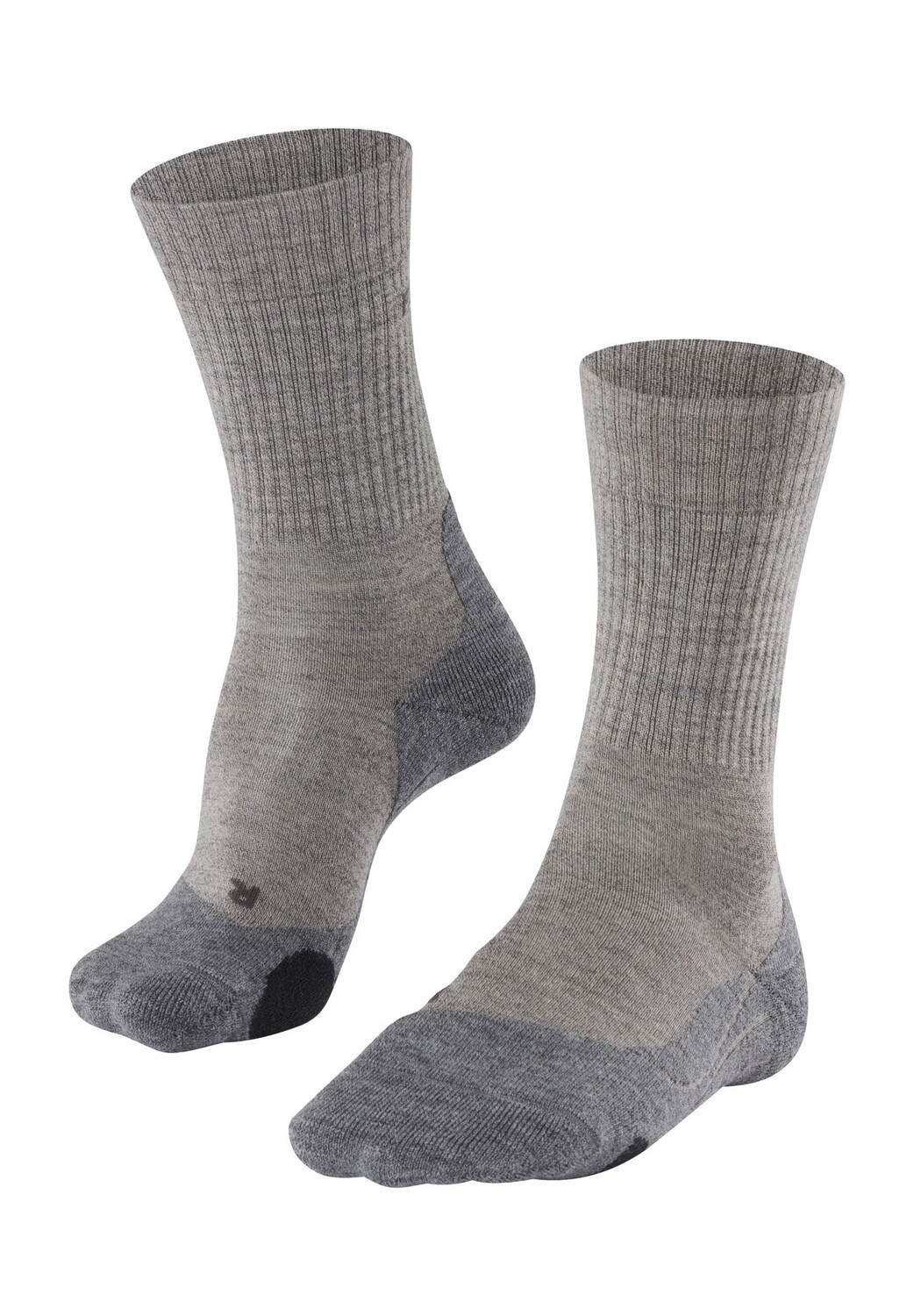 

Трекинговые носки TK 2 Explore Wool, ребристые манжеты, женские FALKE, цвет Kitt Moul