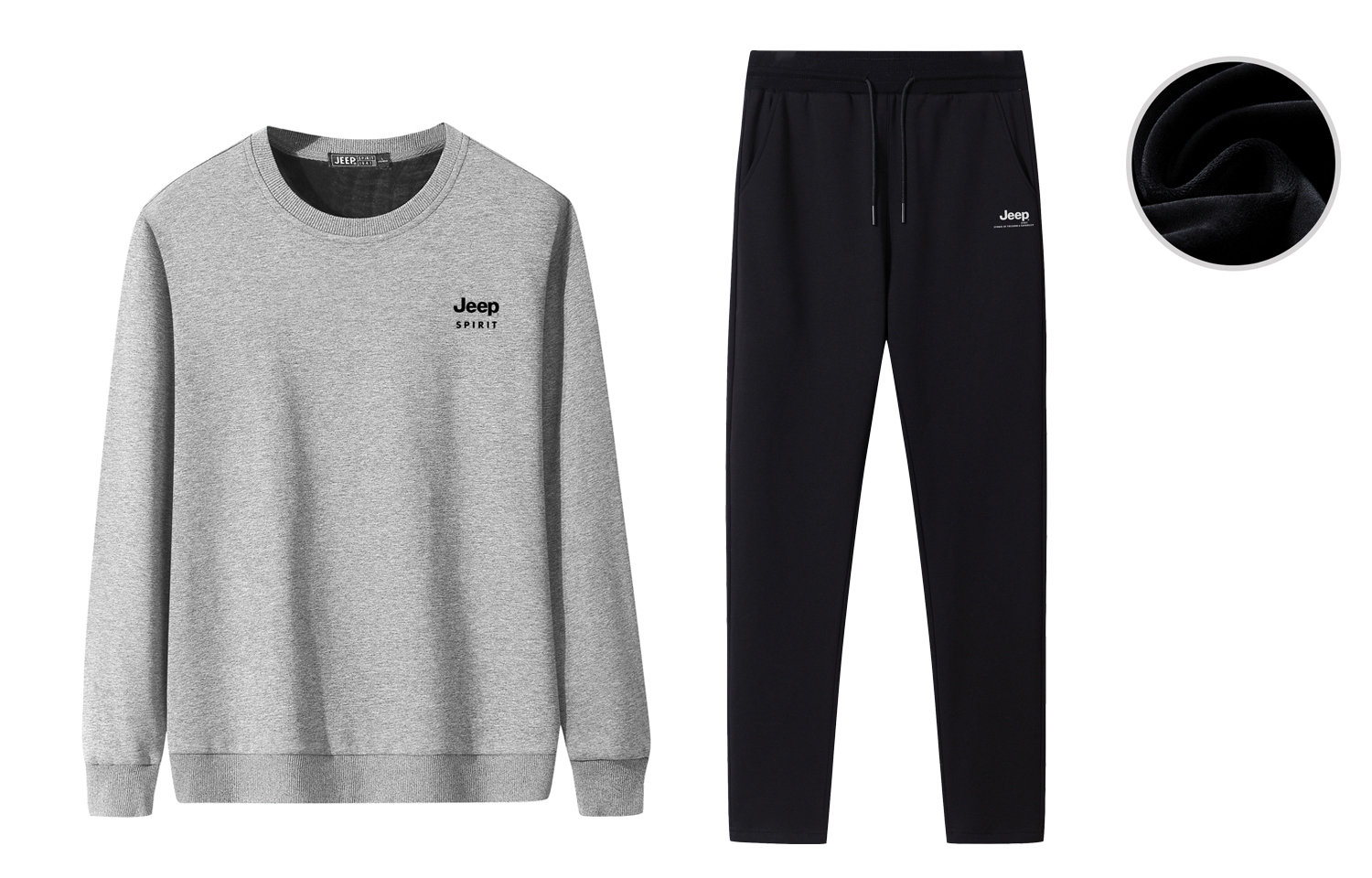 

Комплект Sweatshirt Set Unisex JEEP SPIRIT, черный