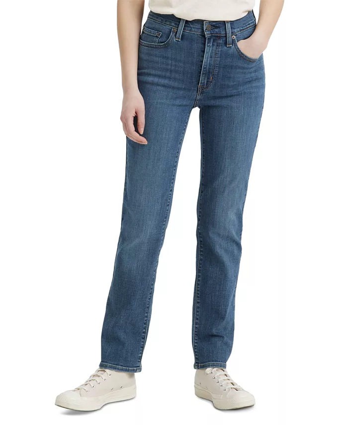 

Женские джинсы 724 с прямыми штанинами Levi's, синий