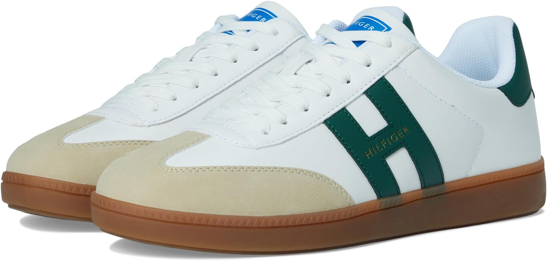 

Кроссовки Tommy Hilfiger Berge, цвет Light Natural/Hunter Green Multi
