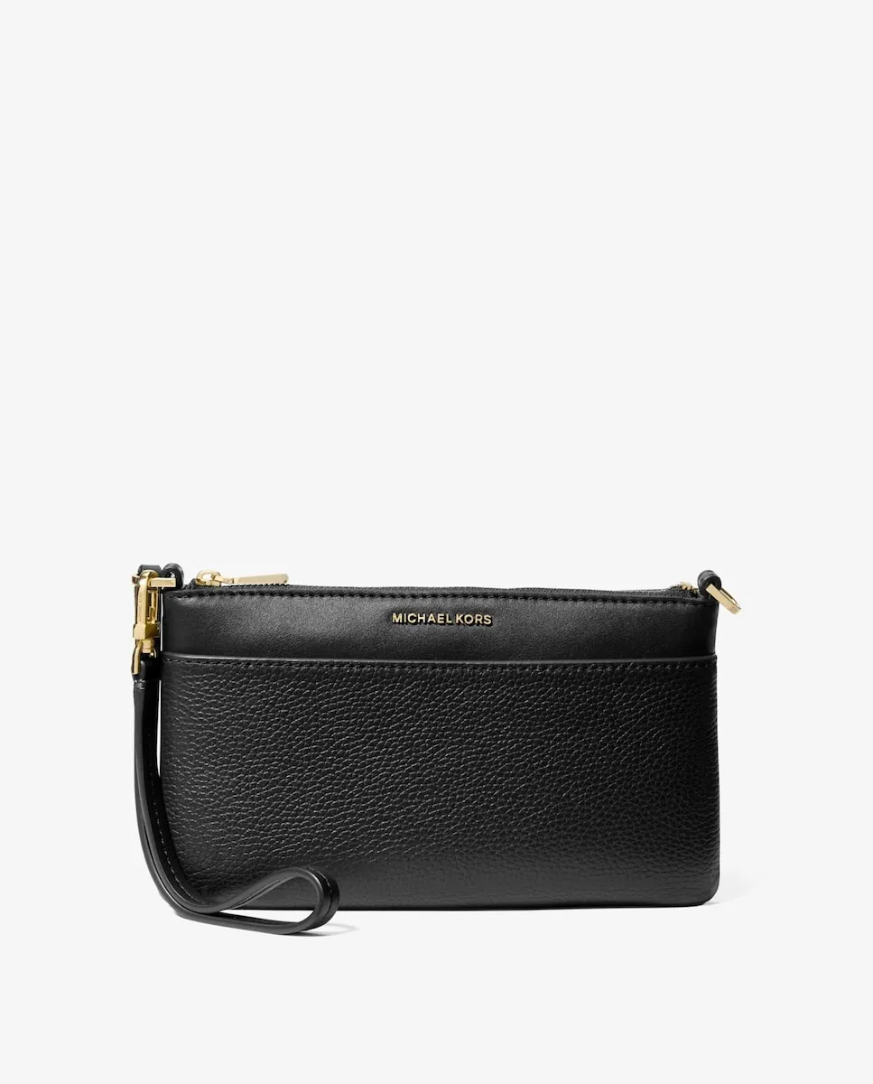 

Средняя кожаная сумка-трансформер Jet Set Michael Michael Kors, черный