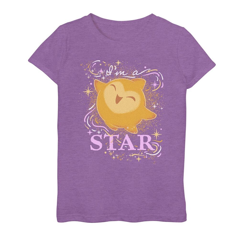 

Футболка Disney's Wish I'm A Star для девочек 7–16 лет Licensed Character, цвет Purple Berry