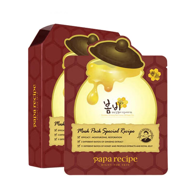 

Papa Recipe 3 красная медовая маска для лица подтягивающая, увлажняющая, питательная, для контроля жирности 25мл*10 шт/25г*6 шт/коробка