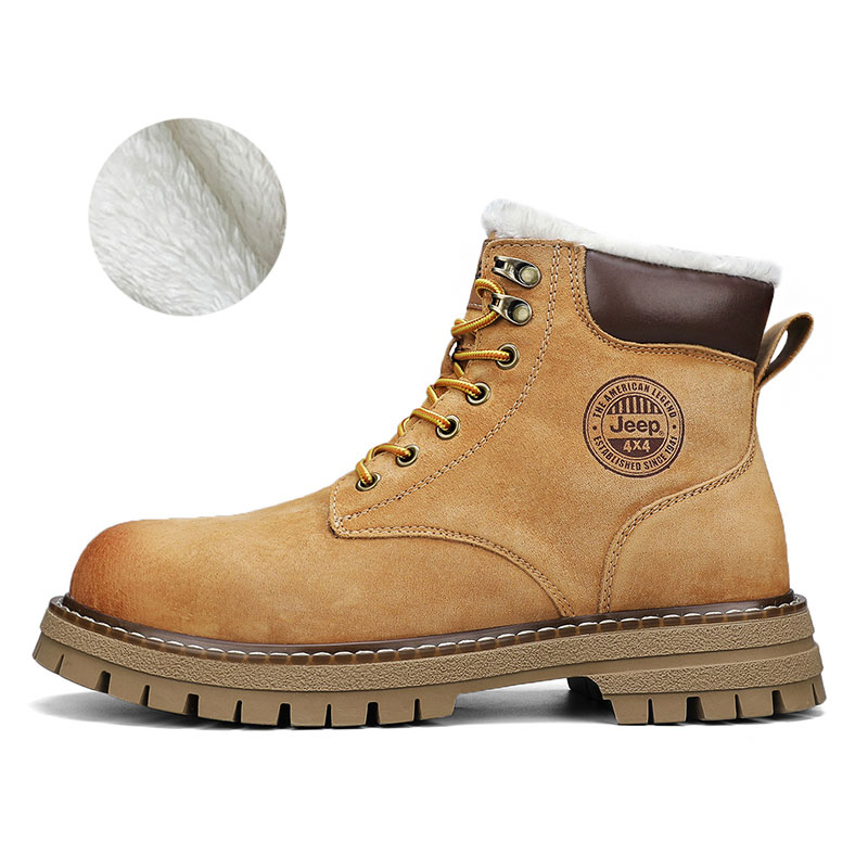 

Jeep Ботинки Martin мужские цвета хаки/желтый