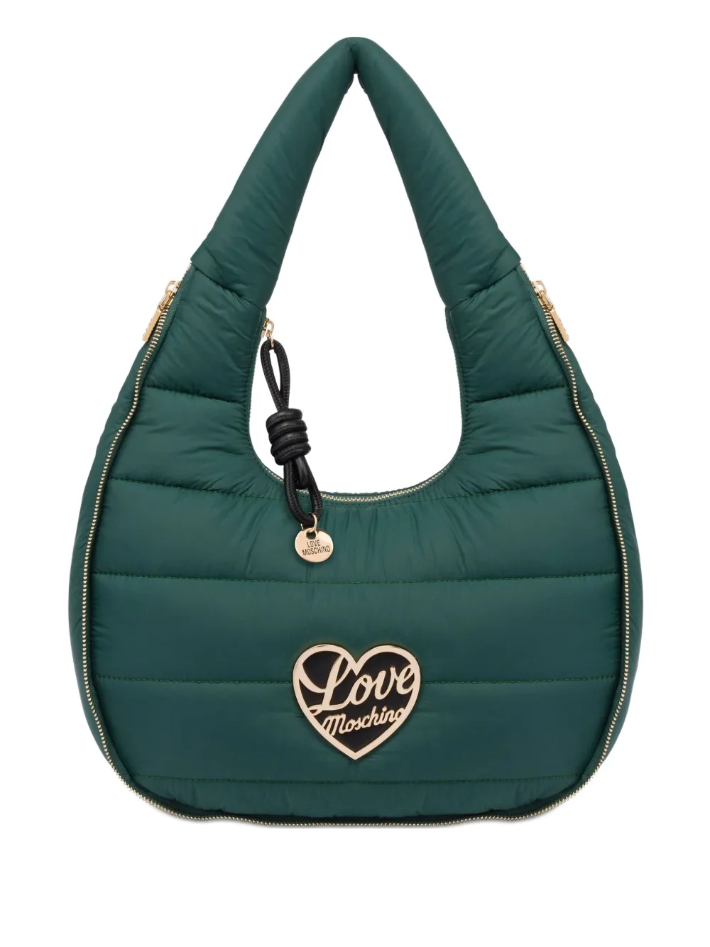 

Стеганая сумка на плечо Love Moschino, зеленый