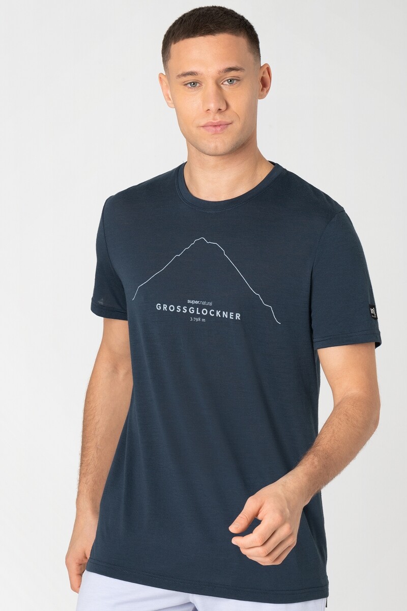 

Рубашка super.natural Merino T Shirt, синий