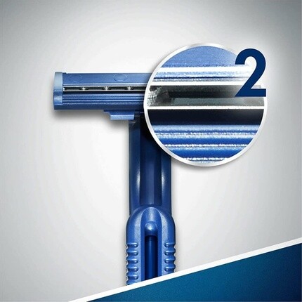 Синий II 2 лезвия, Gillette — фото 2