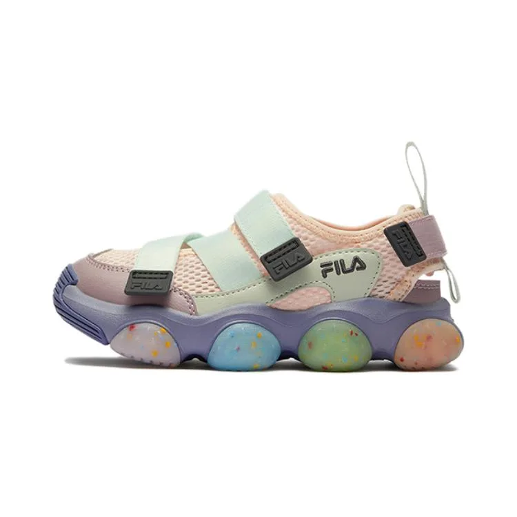 FILA KIDS Детские сандалии с противоскользящей подошвой, дышащие, цвет pearl powder, для детей 3-7 лет — фото 3