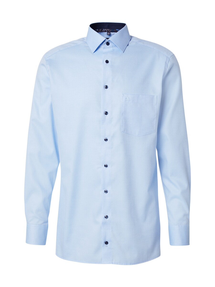 

Рубашка на пуговицах классического кроя OLYMP, светло-голубой