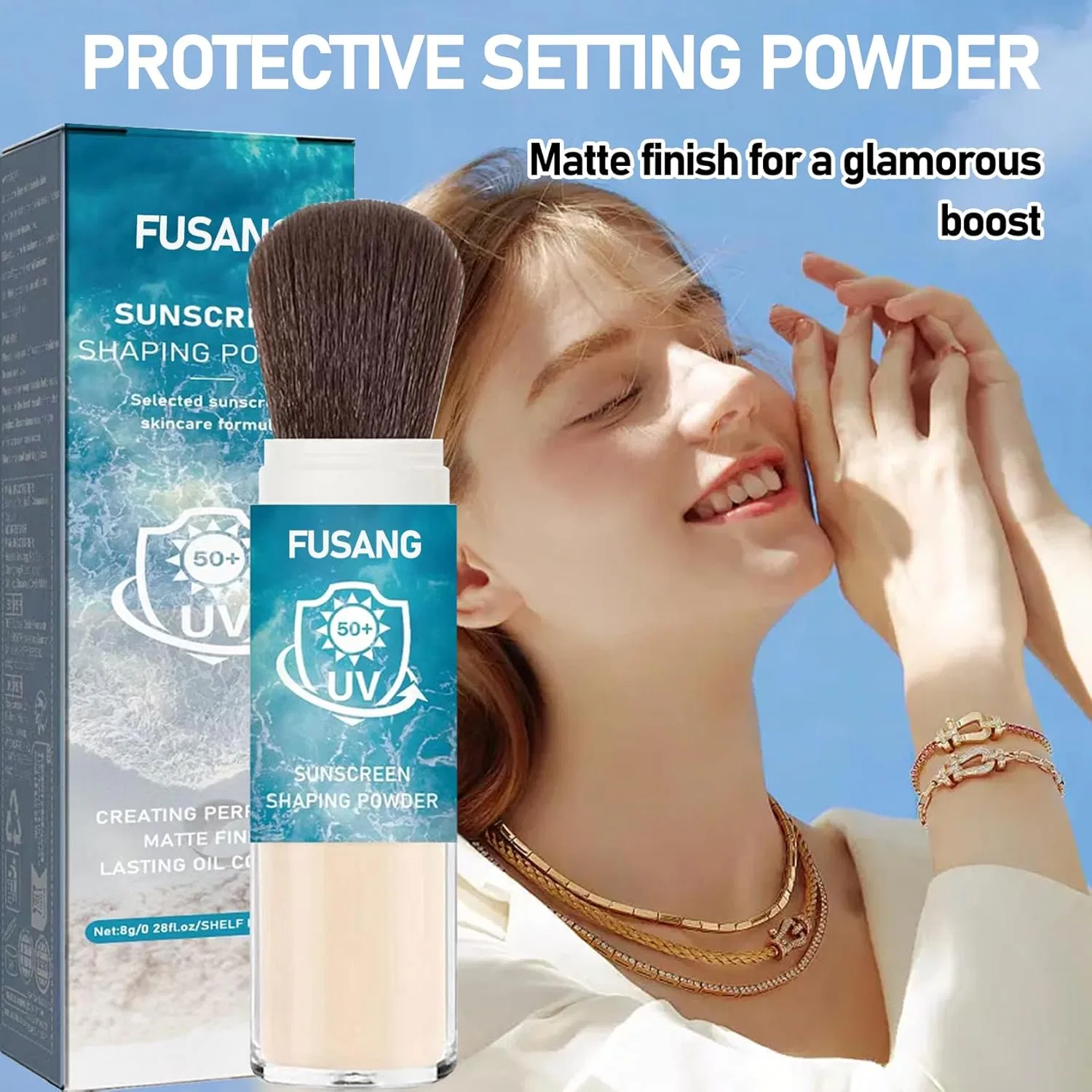 Минеральная пудра для лица SPF 50 PA++++, Fusang, 4.8 г — фото 2