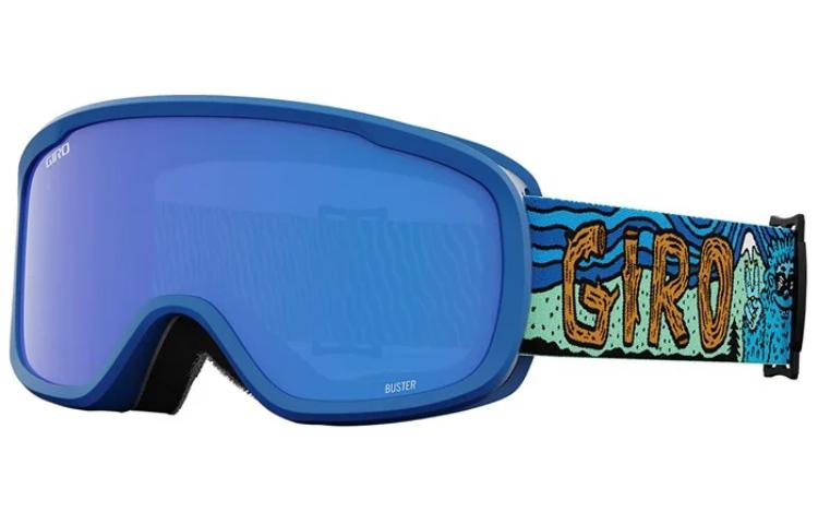 

Детские горнолыжные очки Buster с защитой от запотевания и ветрозащитой Giro, синий lens+синий frame