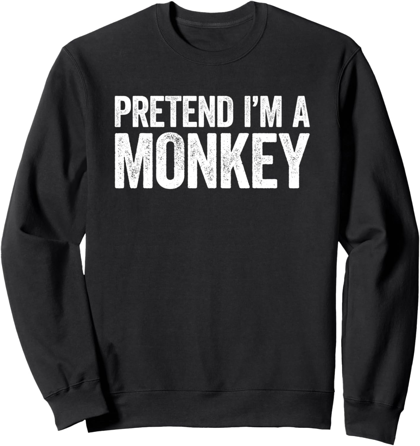 

Футболка «Притворись обезьяной» и соответствующая костюмная толстовка Pretend Im A Monkey Shirts, черный