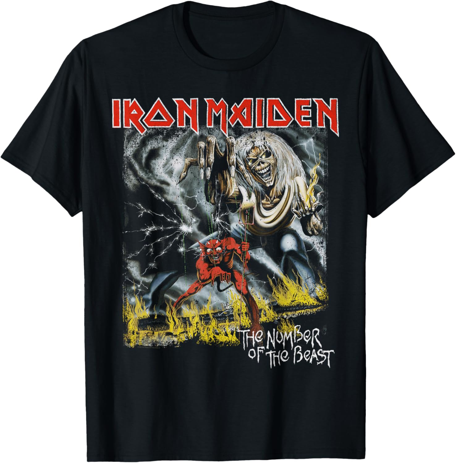 

Футболка Iron Maiden - Eddie Number Of The Beast, черная