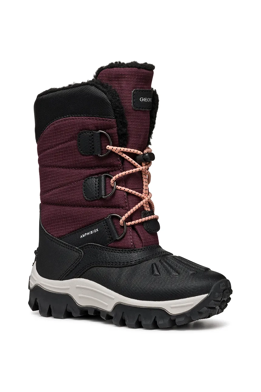 

Детские зимние ботинки HIMALAYA AB Geox, гранатовый