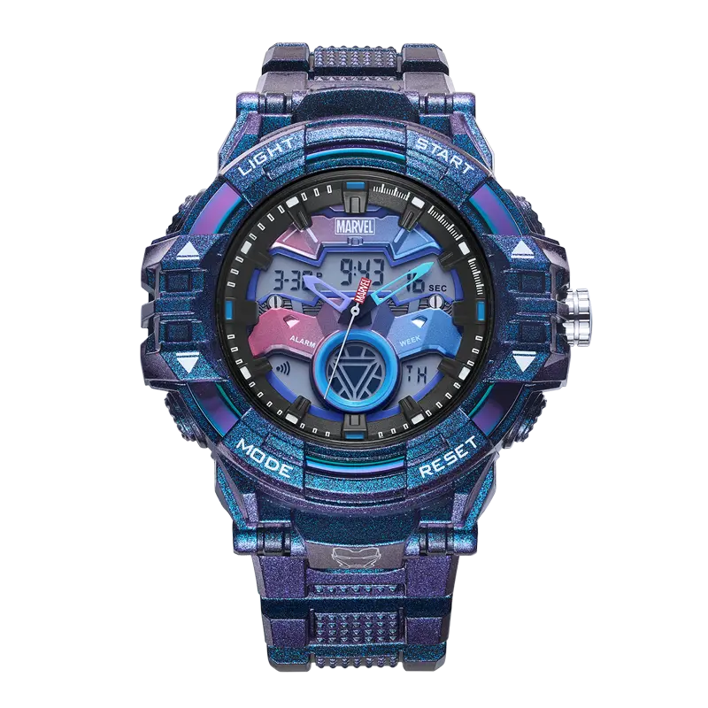 

MARVEL Часы Electronic+Quartz Movement Watch Men's Watch Black Dial, M-5040Z