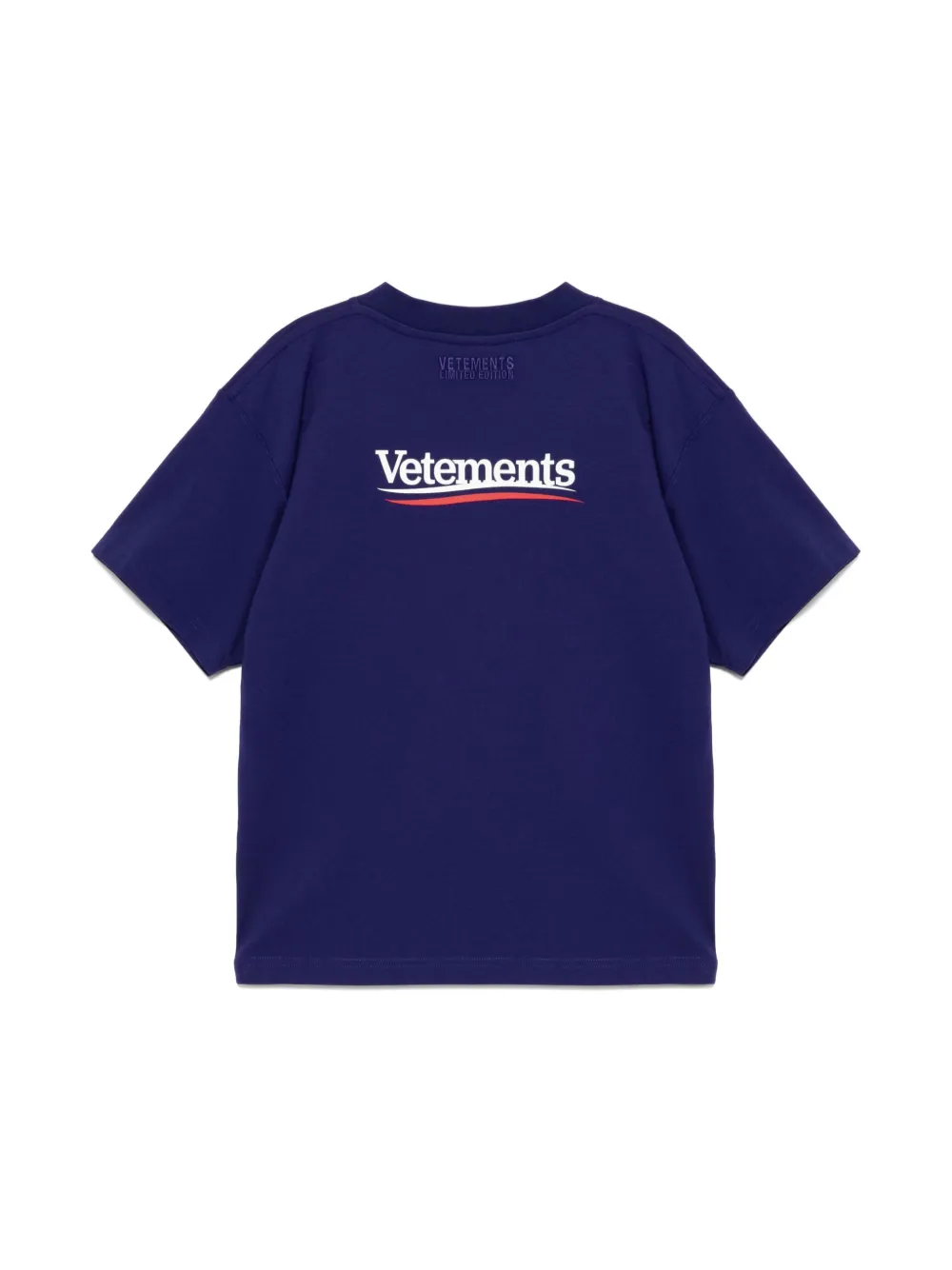Футболка с логотипом Vetements Kids, фиолетовый — фото 2