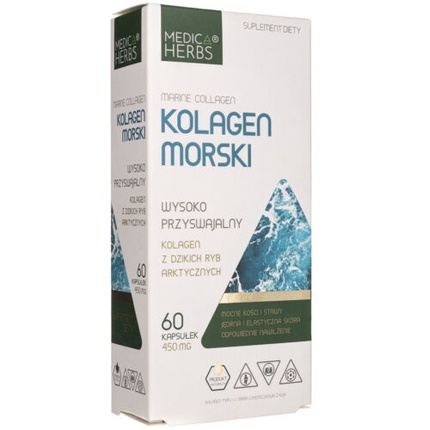 

Морской коллаген 450 мг 60 капсул Medica Herbs