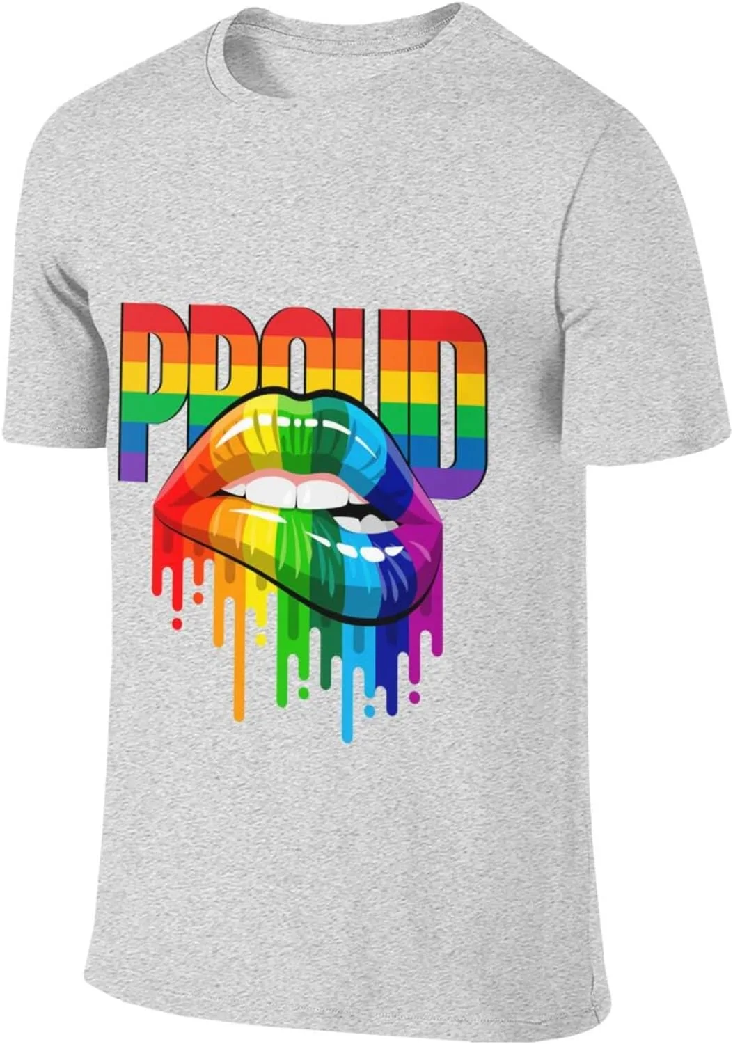 

Футболка с коротким рукавом Gay Rainbow Lips Pride SEAEAGLE