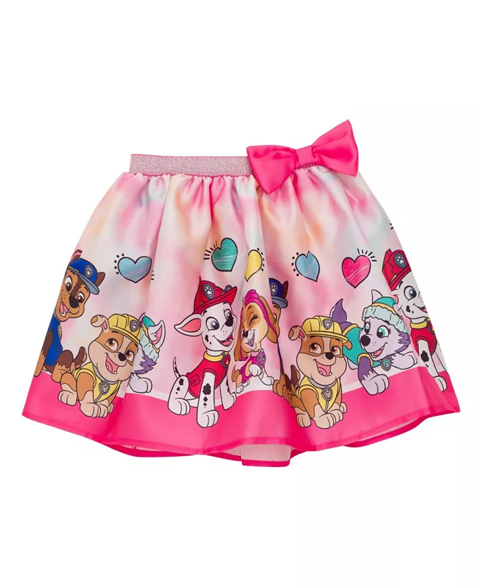 Детский комплект из 3 предметов: топ, юбка и сумка для девочек Paw Patrol, розовый — фото 4