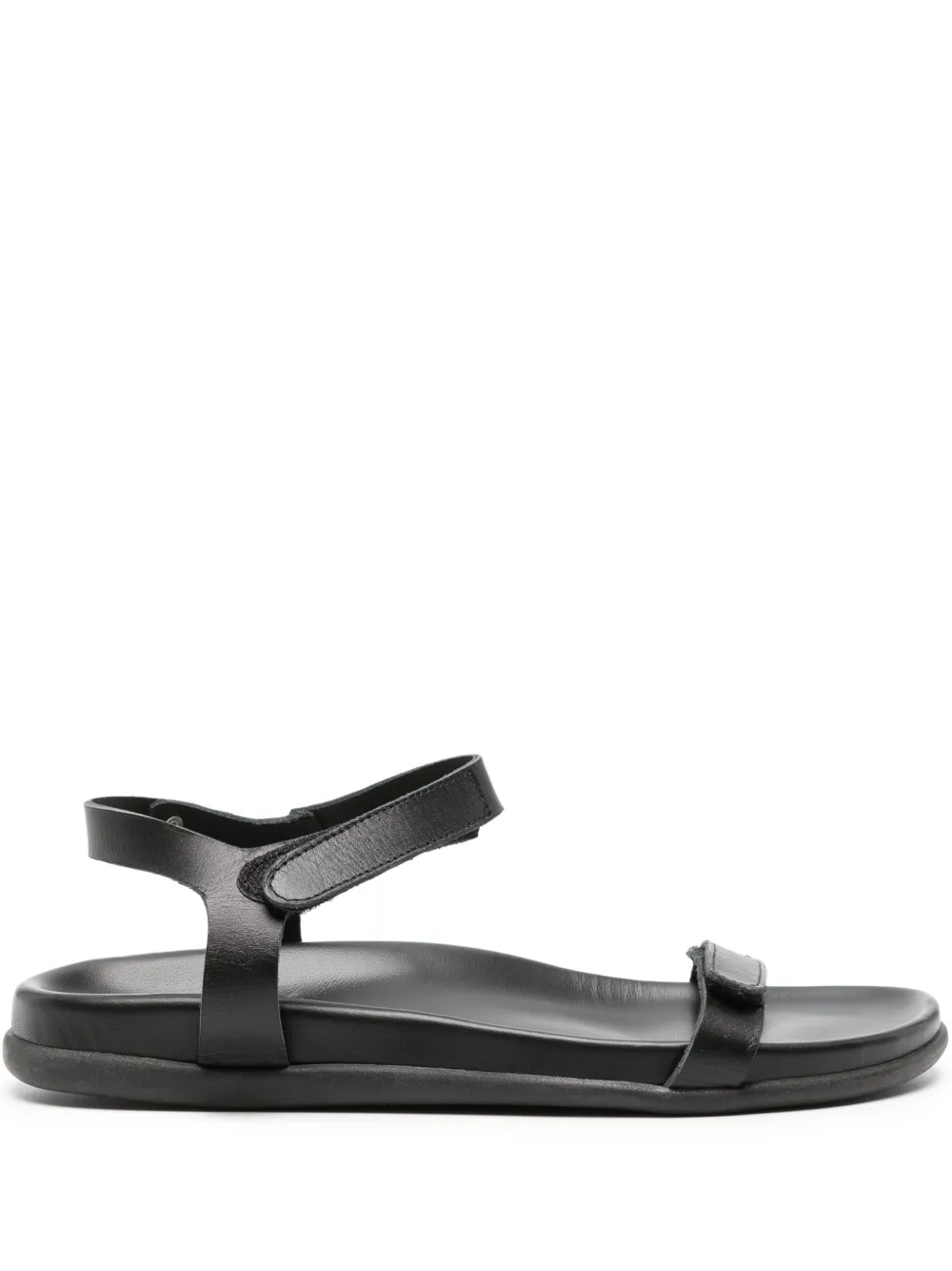 Сандалии Poros на липучках Ancient Greek Sandals, черный
